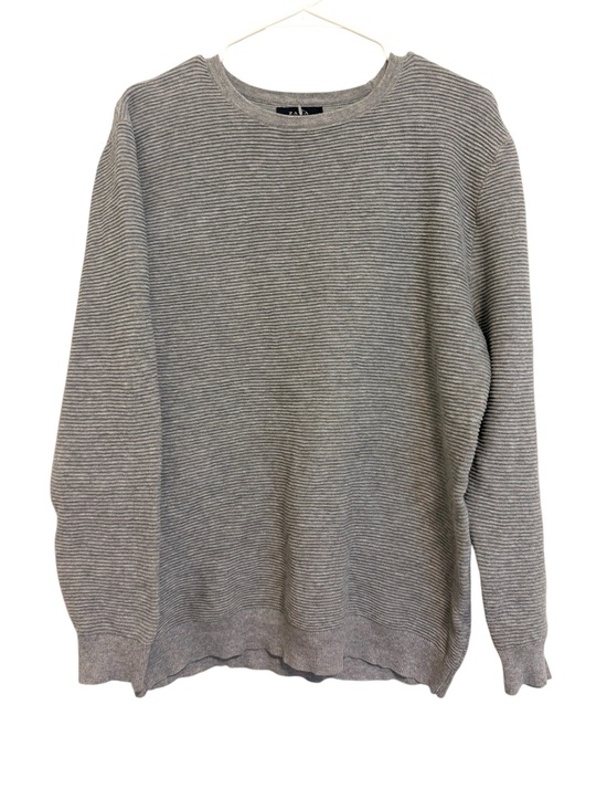 Zara Other - 2/$30 Zara Gray Textured Rib Knit Crewneck Sweater Large Minimalist Casual